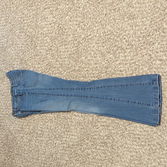 Sofia Jeans Side Panel Melisa Flare Button Front Size 0 Short Y2K Style - Picture 5 of 13